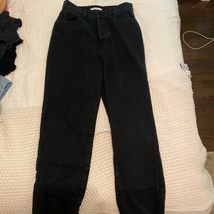 Pacsun high waisted straight jeans